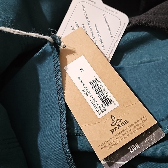 Prana Convertible Hiking Cargo Pants Size Medium NWT - Picture 8 of 8